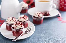 Valentnsk Red Velvet cupcakes