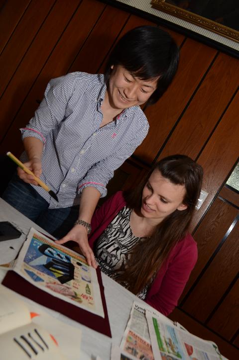 Workshop kaligrafie s japonskou lektorkou Yuko