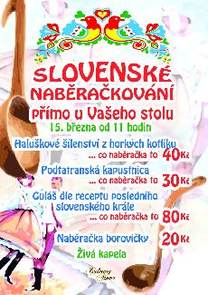 SLOVENSK NABRAKOVN JI TUTO SOBOTU V GALERII HARFA		