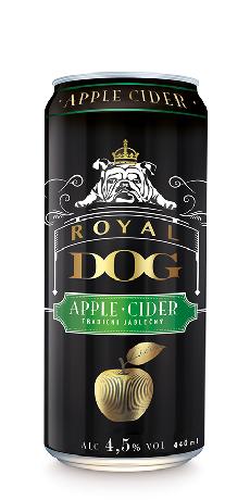 Pivovar Zubr zan distribuovat jablen cider Royal Dog 
