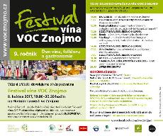 Festival vna VOC Znojmo je tu! Nabdne 79 vn od 18 vina