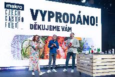 Makro Czech Gastro Fest 2026 ji� podruh� vyprodal O2 universum